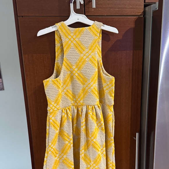 Women’s dRA Los Angeles Yellow Print Midi Dress size SMALL - Picture 4 of 4